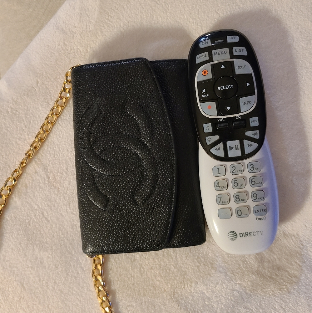 Chanel CC Black Caviar Leather wallet/crossbody-chain is optional, but included. - Picture 14 of 14